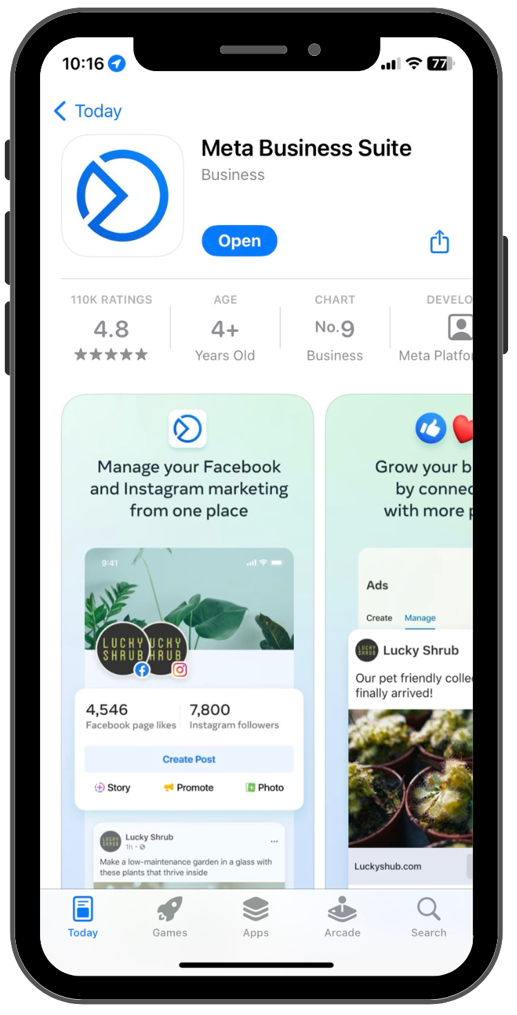 Tải xuống Meta Business Suite
