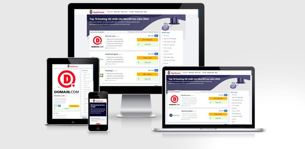 Theme wordpress affiliate - reviews - chia sẻ mã giảm giá , coupon