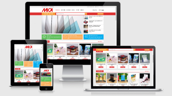 Theme Wordpress bán biển mica, vật tư quảng cáo