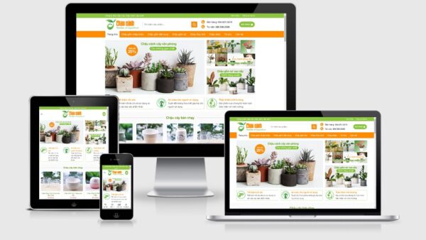 Theme Wordpress bán chậu cây, cây cảnh, cây xanh