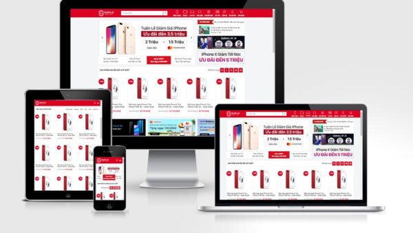 Theme Wordpress bán điện thoại mẫu số 3