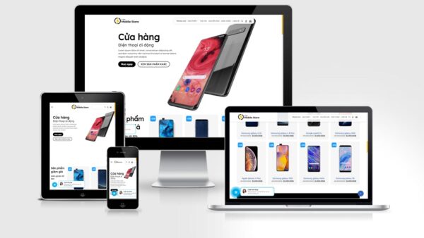 Theme Wordpress bán điện thoại mẫu số 5