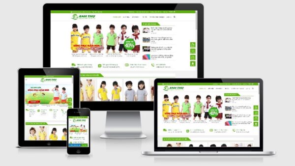 Theme Wordpress bán đồng phục mầm non