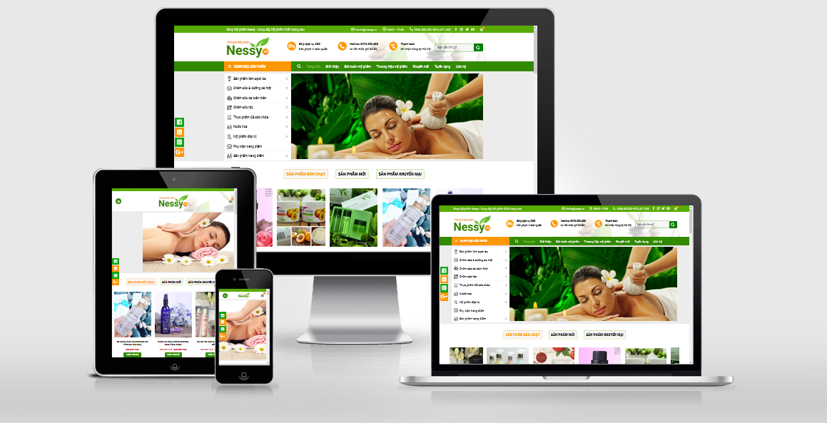 Theme Wordpress bán mỹ phẩm đã Việt hóa tuyệt đẹp