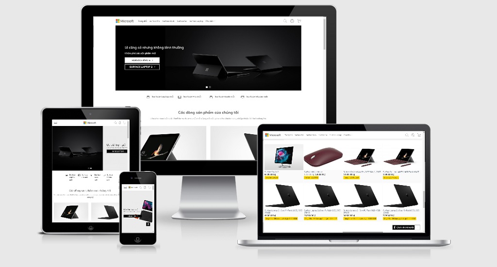 Theme Wordpress bán laptop và phụ kiện giống Surface Store