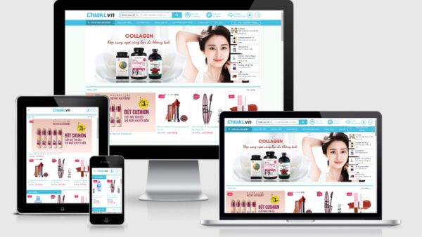 Theme Wordpress bán mỹ phẩm mẫu số 11