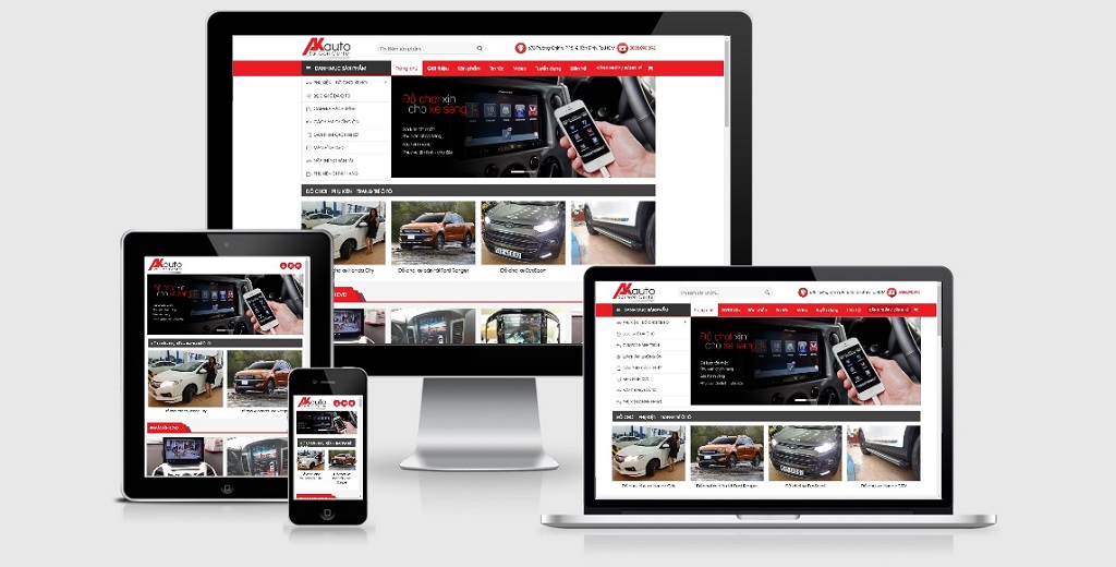 Theme Wordpress bán phụ kiện xe hơi - Phụ kiện ô tô