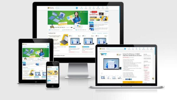 Theme Wordpress bán surface và phụ kiện mẫu số 2