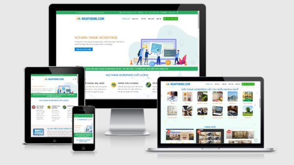 Theme wordpress bán theme, giao diện web mẫu số 3