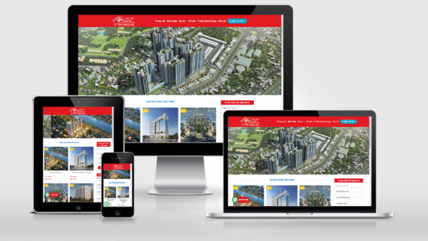 Theme Wordpress bất động sản - Mẫu số 2