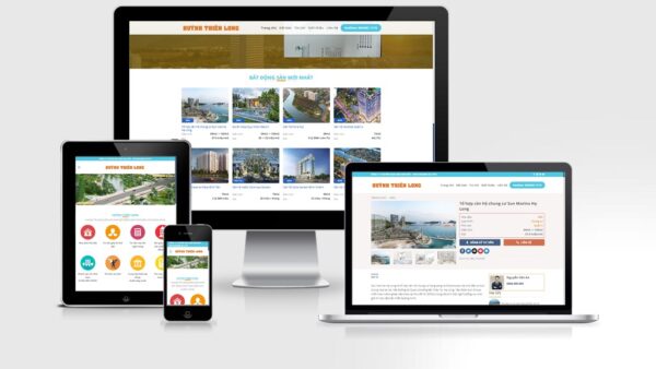Theme Wordpress bất động sản - Mẫu số 3