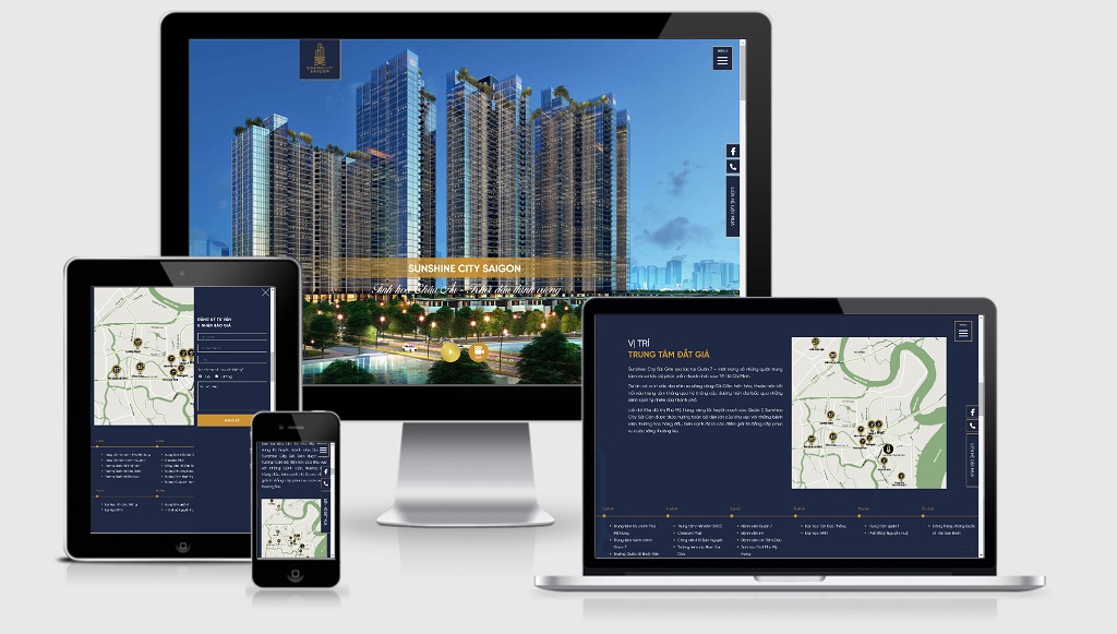 Theme Wordpress dự án bất động sản mẫu số 18 - Sunshine City