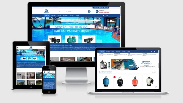 Theme Wordpress thiết bị bể bơi hồ bơi - Xây dựng 8
