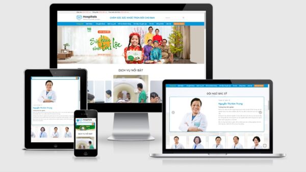 Theme Wordpress bệnh viện, theme Wordpress phòng khám mẫu số 2