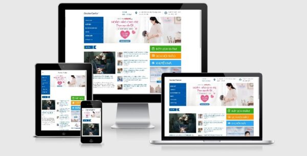 Theme Wordpress bệnh viện, theme Wordpress phòng khám mẫu số 1
