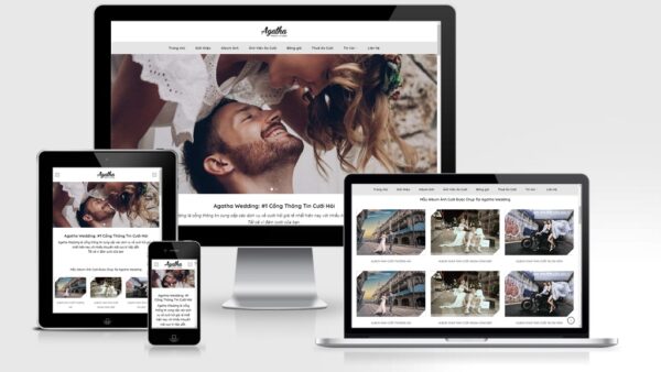 Theme wordpress dịch vụ chụp ảnh cưới mẫu số 3