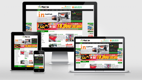 Theme Wordpress công ty in Hiflex - dịch vụ in ấn - thiết kế đồ họa