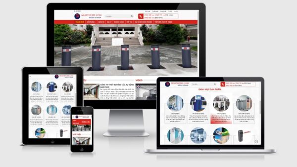 Theme wordpress cửa tự động, cửa sắt, cơ khí, nhôm kính