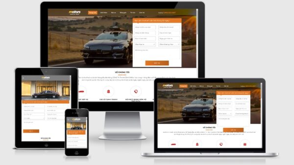 Theme Wordpress giới thiệu dịch vụ cho thuê xe oto
