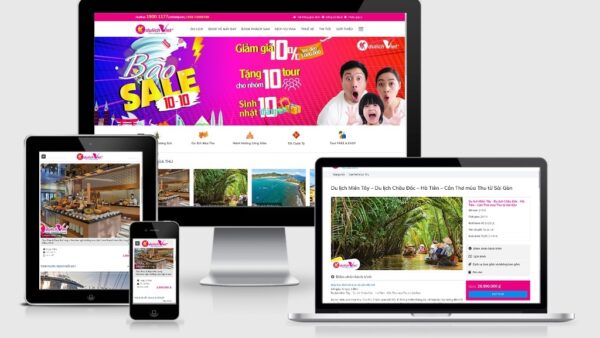 Theme Wordpress tour du lịch mẫu số 4