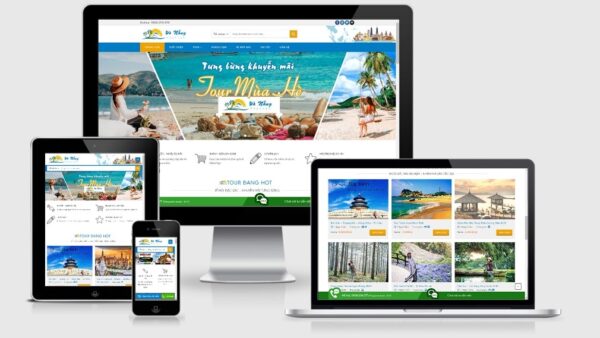 Theme Wordpress bán tour du lịch mẫu số 3