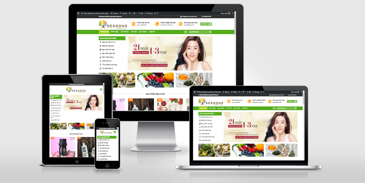 Theme Wordpress dược phẩm đã Việt hóa