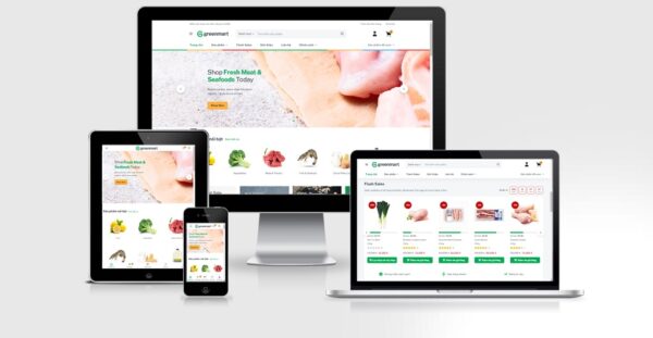 Theme Wordpress Elementor thực phẩm mẫu số 1