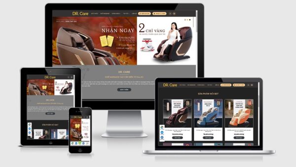 Theme Wordpress bán ghế Massage Dr.Care