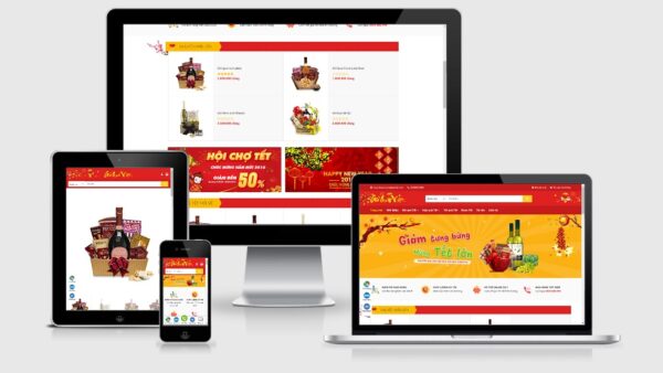 Theme Wordpress bán giỏ quà tết - quà tặng Tết 2023