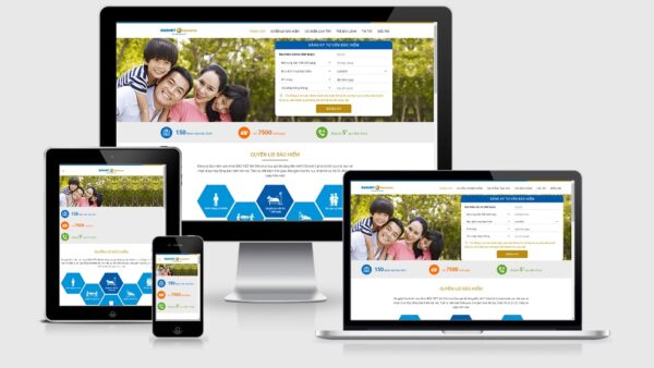 Theme Wordpress giới thiệu công ty bảo hiểm nhân thọ