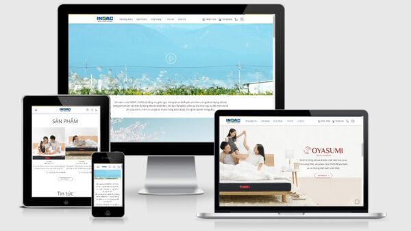 Theme wordpress giới thiệu công ty sản xuất nệm