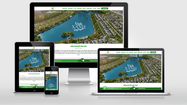 Theme Wordpress giới thiệu dự án bất động sản Green Bay