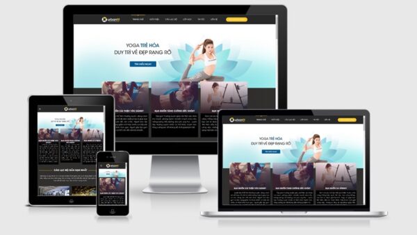 Theme Wordpress giới thiệu phòng Gym - Fitness - Yoga