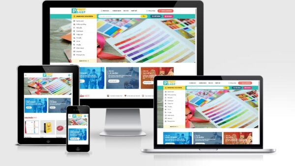 Theme Wordpress công ty dịch vụ in ấn, thiết kế mẫu số 3