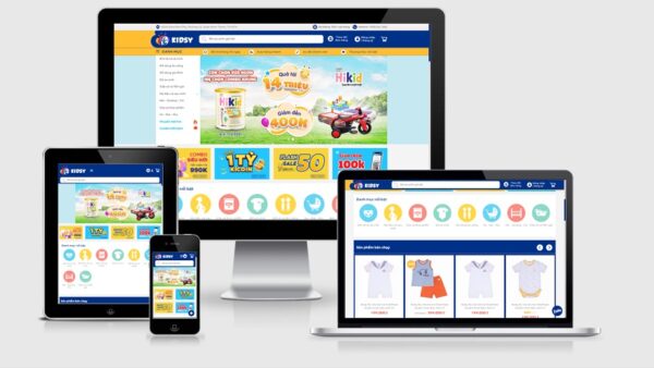 Theme Wordpress shop mẹ và bé mẫu số 6 - Kidsy