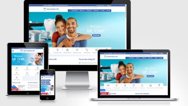 Theme Wordpress phòng khám nha khoa, nha sỹ mẫu số 5