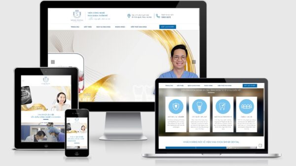 Theme Wordpress phòng khám nha khoa, nha sỹ mẫu số 4