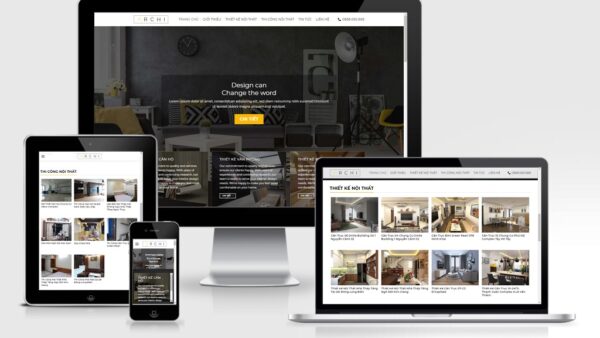 Theme Wordpress nội thất mẫu số 13