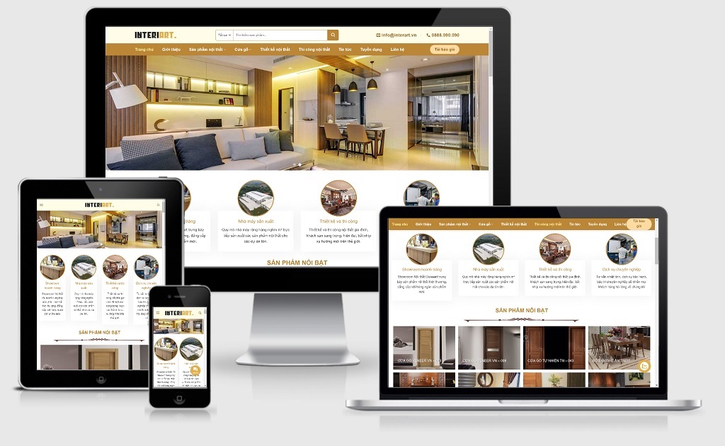 Theme Wordpress nội thất mẫu số 10