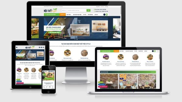 Theme Wordpress nội thất mẫu số 8