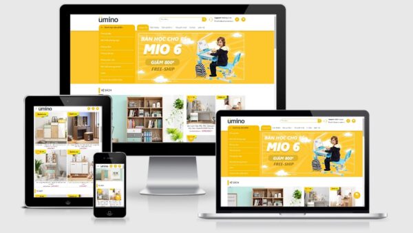 Theme Wordpress nội thất mẫu số 9 - Umino