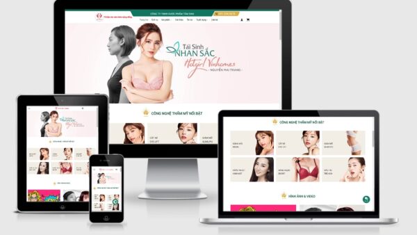 Theme Wordpress thẩm mỹ viện mẫu số 2