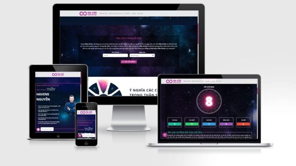 Theme Wordpress tra cứu thần số học