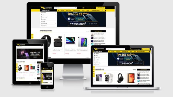 Theme Wordpress thế giới di động mẫu số 5