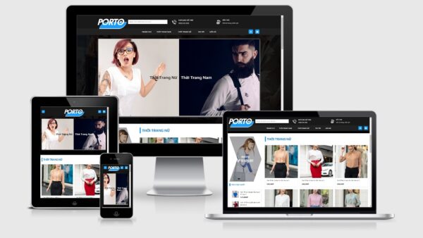 Theme Wordpress thời trang mẫu số 12 - Porto