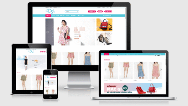 Theme Wordpress shop thời trang mẫu số 4