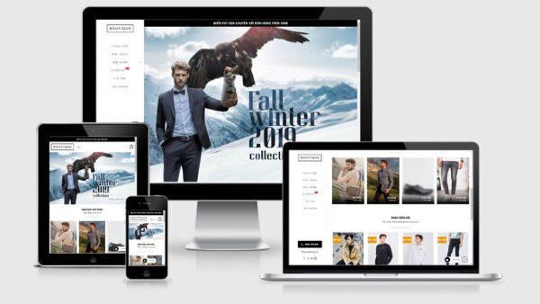 Theme Wordpress thời trang nam mẫu số 14 - Boutique