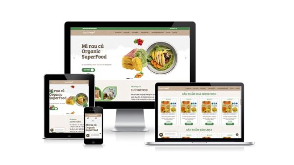 Theme Wordpress thực phẩm cao cấp số 13