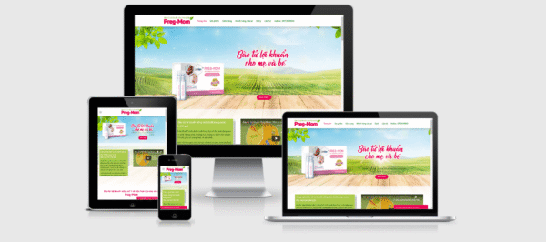 Theme Wordpress Landing page thực phẩm chức năng cho trẻ em