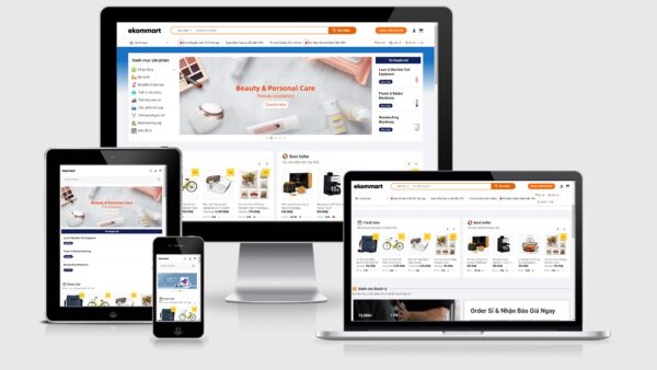 Theme WordPress thương mại điện tử cao cấp số 7 - ekomMart